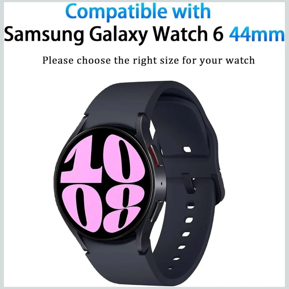 Samsung Galaxy Wacth 6 Protective Case Set - Black, Gray, Green, Blue, White